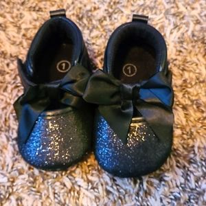 Black baby dress shoes